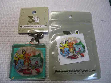 포켓몬 센터 30주년 칸토 아크릴 키링 스티커 세트
