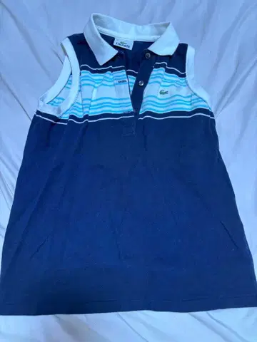 LACOSTE 반팔 피케 셔츠 네이비 40