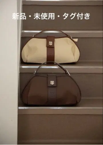 Lawgy 2way 핸들 터크 나일론 백