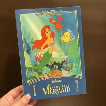 디즈니 Disney 인어공주 아리엘 책 모양 보관 케이스
