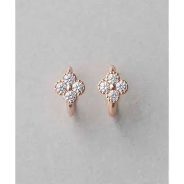 ete 이어링 팅클 플라워 핑크 골드