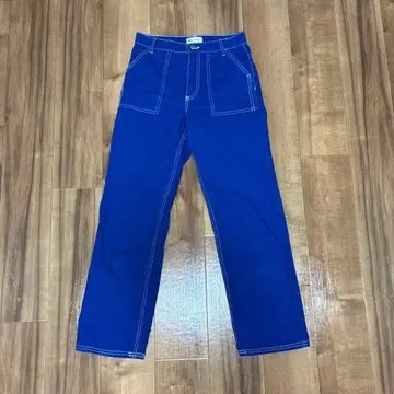 ZARA 블루 페인터 팬츠 카고 팬츠