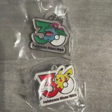 포켓몬스터 30주년 메탈 참 마스코트 피카츄