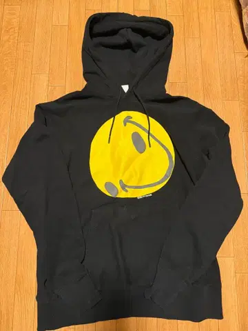 READYMADE 스마일리 페이스 후드티 블랙