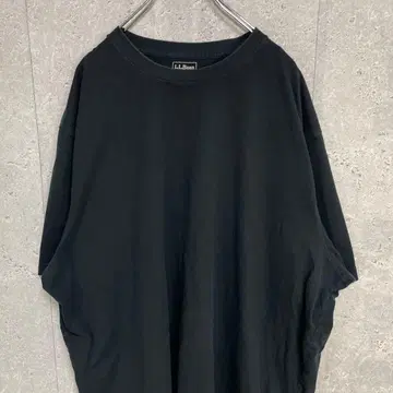 L.L.BEAN 엘엘빈 무지 블랙 빅사이즈 T셔츠 3XLT