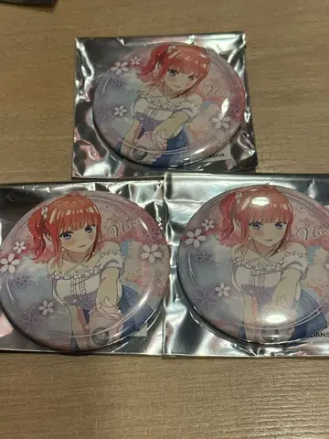 5등분의 신부 꽃 피는 그녀와 봄의 한 입 캔뱃지 니노 GIGO