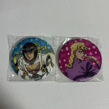 죠죠의 기묘한 모험 JOJO WORLD3 캔뱃지 죠르노 부챠라티