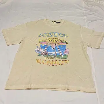 ZARA 밴딩 반팔 티셔츠 BOSTON 밴 티