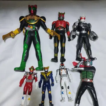 가면라이더 피규어 손가락 인형 세트