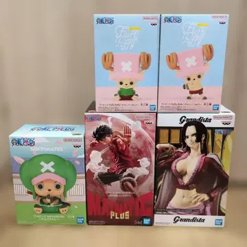 원피스 피규어 5체 세트 루피 핸콕 초파