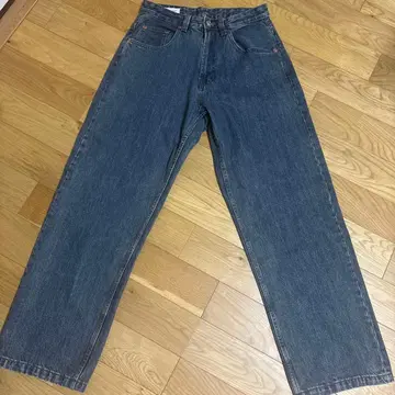 ZARA 다크 블루 와이드 레그 데님 EUR38