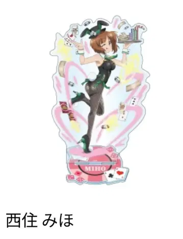 그라복권 걸즈 앤 판처 니시즈미 미호 아크릴 스탠드 새상품 미개봉
