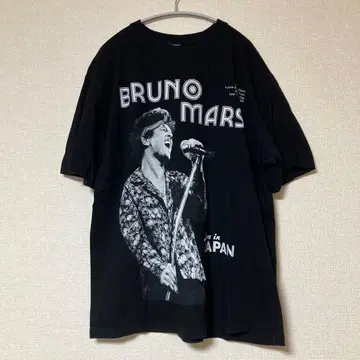XL Bruno mars 티셔츠 BLACK