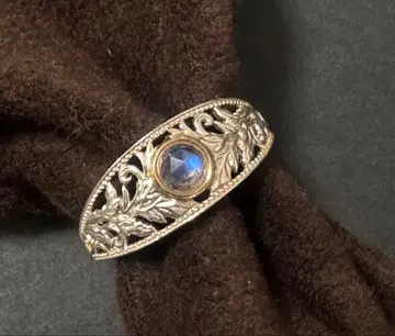 아가트 agete 래브라도 라이트 실버 & K10 반지 11호