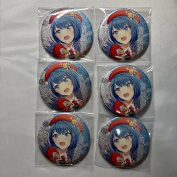 D 프로세카 글리터 캔뱃지 10B 키리타니 하루카 6점 세트