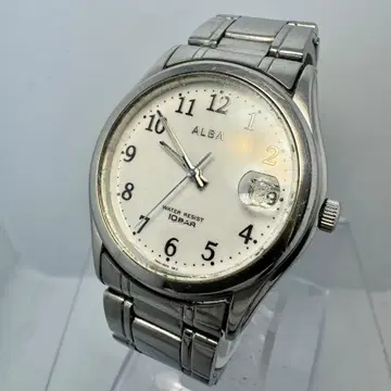 [ 작동 ] SEIKO 세이코 ALBA 알바 남성용 손목시계 날짜 표시