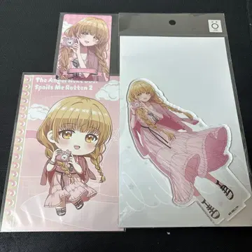 옆집 천사님 게이머즈 시이나 마히루 아크릴 스탠드 홀로그램 카드 포함