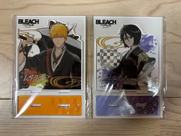 BLEACH 한정판 빈티지 아크릴 스탠드 쿠로사키 이치고 쿠키 루키아