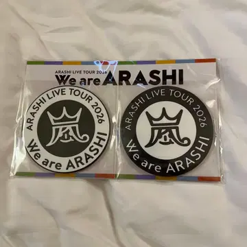 [ 익명 배송 ] We are ARASHI 굿즈 PVC 코스터