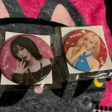 aespa 윈터 랜토이 캔뱃지