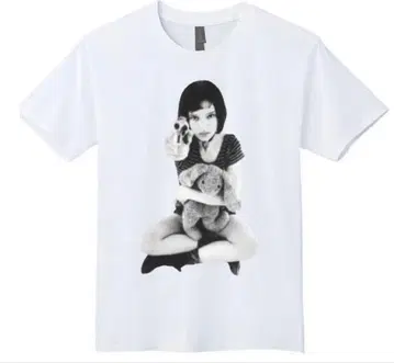 미사용 새상품 90년대 영화 레옹 마틸다 T셔츠 / 화이트