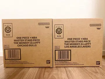 원피스 x NBA 루피 피규어 불스 레이커스 2종 세트