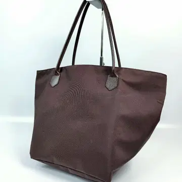 에르베샤 펠리에 1425C L 모카 보트형 토트백 가죽 핸들