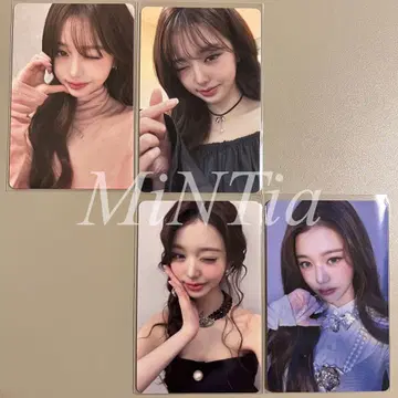 IVE LUCID DREAM 회장 한정판 트레이딩 카드 원영 4종 컴프