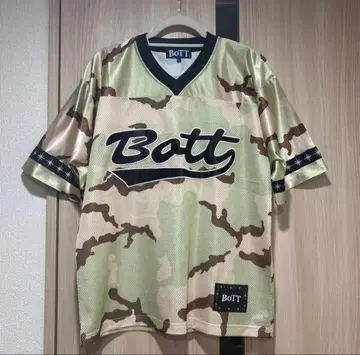 [ 새상품급 ] 완판템 BoTT 카모 무늬 풋볼 셔츠 s