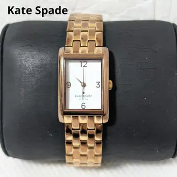 작동 Kate Spade 아날로그 손목시계 골드 쿼츠 여성용