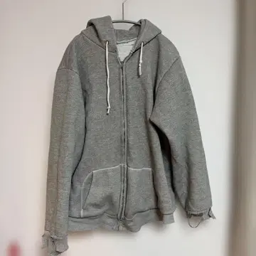 70s-80s 보로 서멀 후드티 그레이