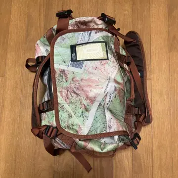 THE NORTH FACE 지도 무늬 더플백