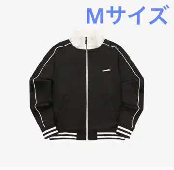 [ 미사용 새상품 ] LESSERAFIM 트랙 재킷 (Black) M