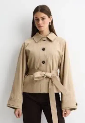 ZARA 베이지 트렌치코트