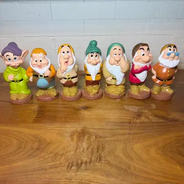디즈니 백설공주 일곱 난쟁이 소프트 비닐 7체 세트 피규어