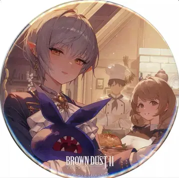 BIG 캔뱃지 브라운 더스트 2