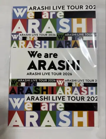 We are ARASHI LIVE TOUR 2026 팜플렛