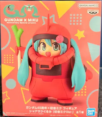 GUNDAM x MIKU 피규어 샤아 자쿠 인형 하츠네 미쿠 ver.