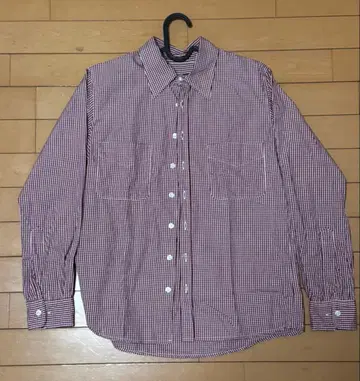 paul harnden 초기 깅엄 체크 셔츠 size m