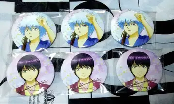 은혼 베이스 야드 도쿄 캔뱃지 사카타 긴토키 타카스기 신스케 6개 세트