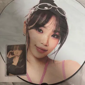 르세라핌 채원 부채 포토카드 세트