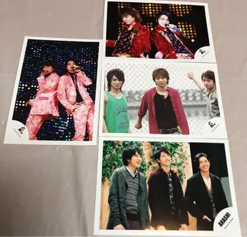 아라시 ARASHI 사쿠라이 쇼 마츠모토 준 사진 4장 세트 덤 포함
