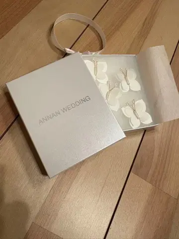 ANNAN WEDDING 나비 헤어 액세서리 4개 세트