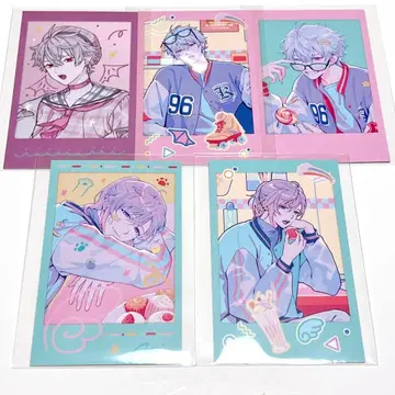 쿠즈하 카나에 ChroNoiR 뉴 레트로 스타일 랜덤 폴라로이드풍 카드