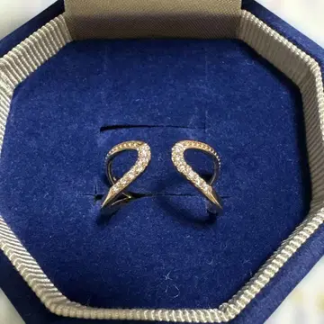 agete K10 다이아몬드 반지