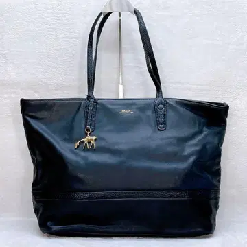 [새상품급] BALLY 발리 비즈니스 토트백 A4 수납 가죽 블랙