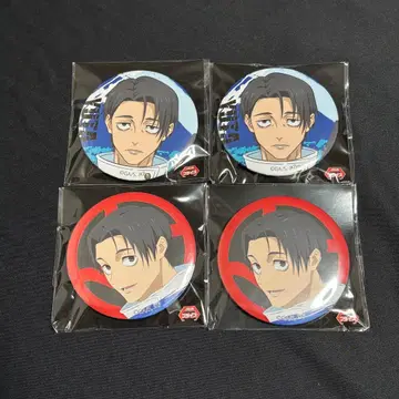 주술회전 캔뱃지 사멸회유 시스템 서비스 옷코츠 유타 2종 4개 세트