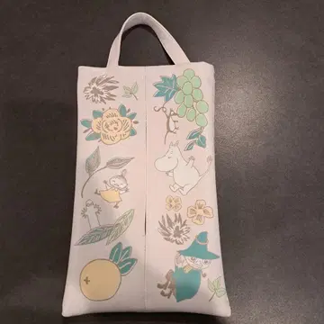 무민 캐릭터 걸이식 티슈 커버 거의 미사용품