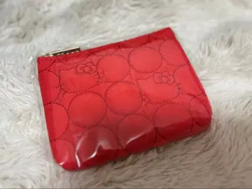 RINGO 헬로키티 콜라보 오리지널 퀼팅 파우치 빨간색 산리오