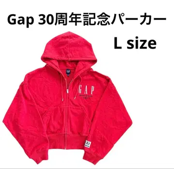 Gap 30주년 기념 후드 부착 컬렉션 후드티 레드 L
